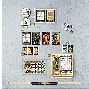 Brettspiel - Papierne Dungeons