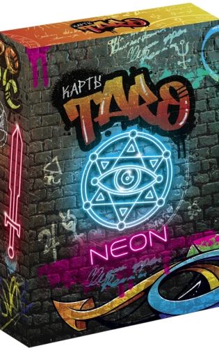 Karty tarota - Neon (78 kart + przewodnik)
