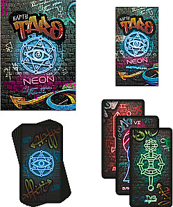 Karty tarota - Neon (78 kart + przewodnik)