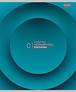 A5 piezīmju grāmatiņa - Minimalisma ģeometrija, 48 lapas, rūtiņas, dažādībā