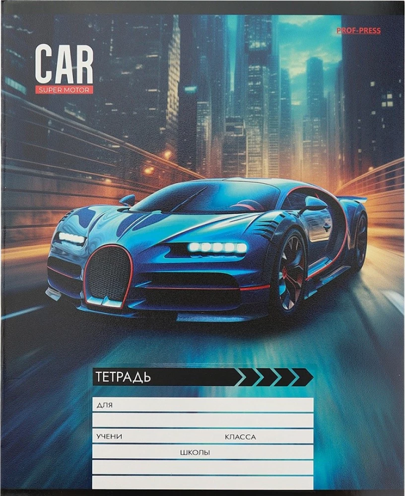 A5 piezīmju grāmatiņa - Autosports nakts pilsētā, 12 lapas, rūtiņa, dažādība