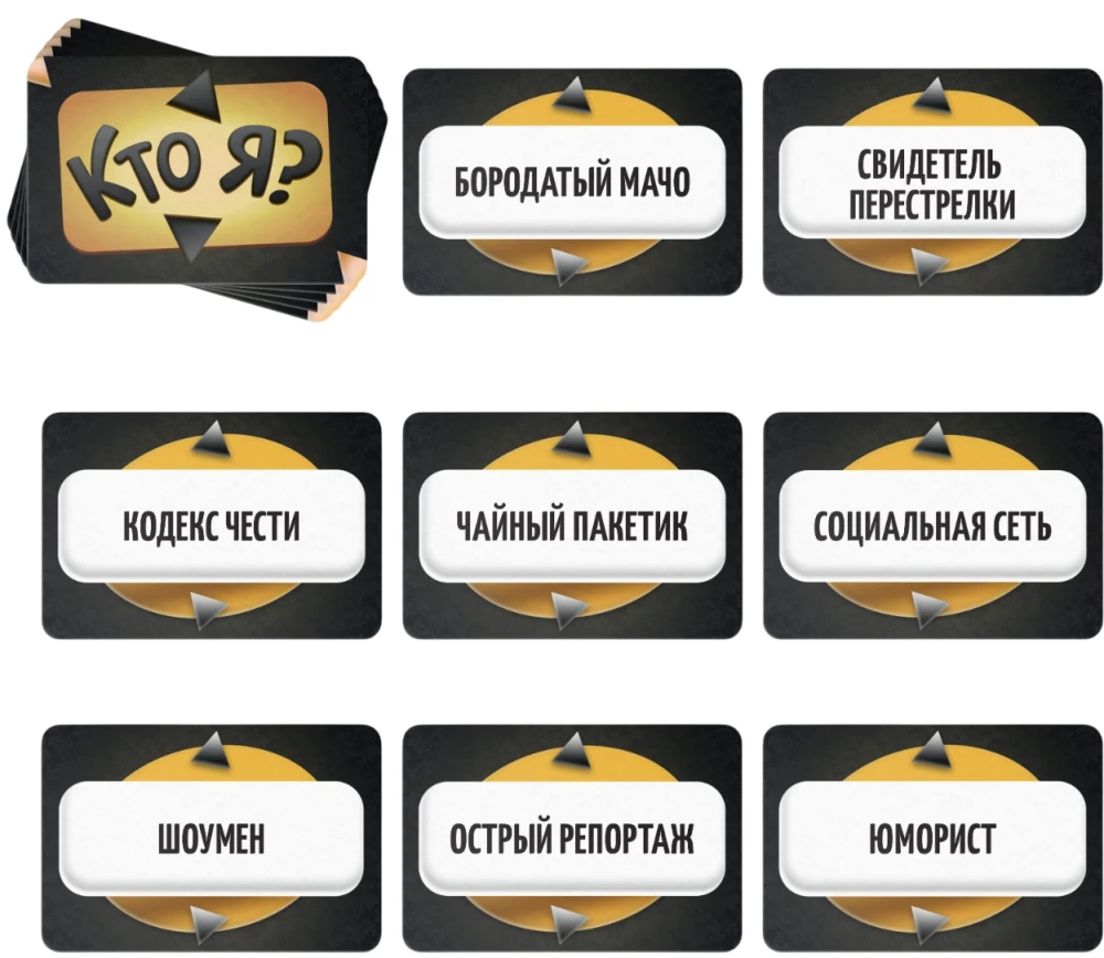 Настольная игра - Кто я?