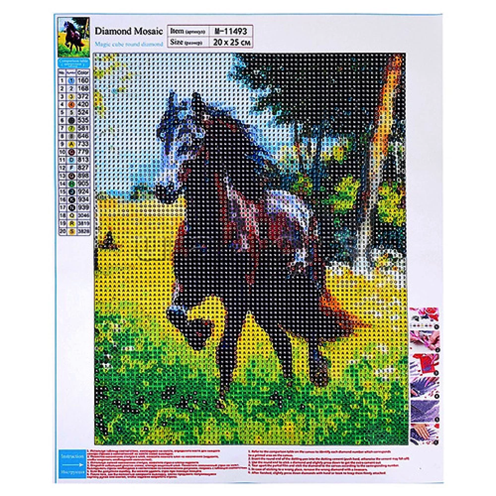 Deimantinė mozaika ARKLIS-2, dydis išdėstymo 20x25 cm