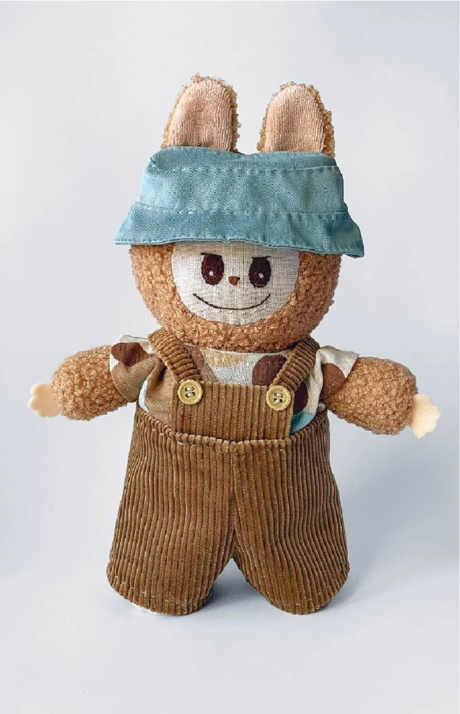 Sewing Labubu. Cute little monster and outfits for it. 6 master classes with patterns
