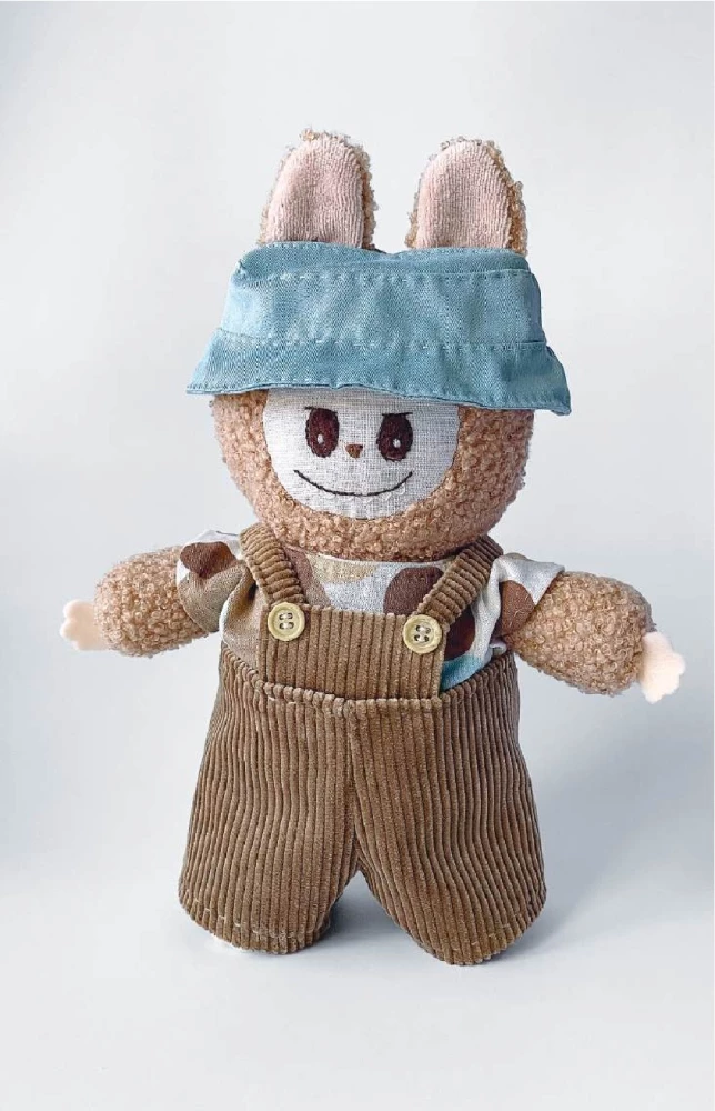 Sewing Labubu. Cute little monster and outfits for it. 6 master classes with patterns