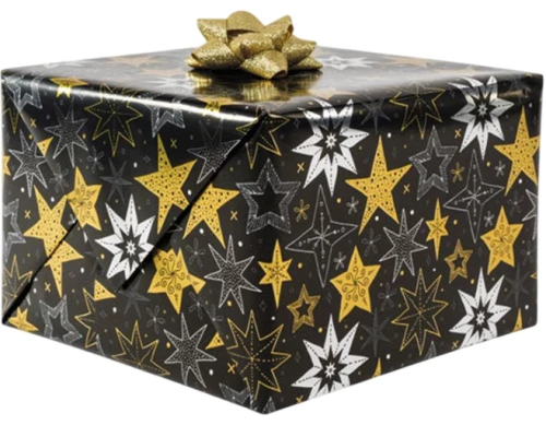 Metallische Dekorationspapier P2, Rolle 200x70 cm, 1 Blatt, in assortierten Ausführungen