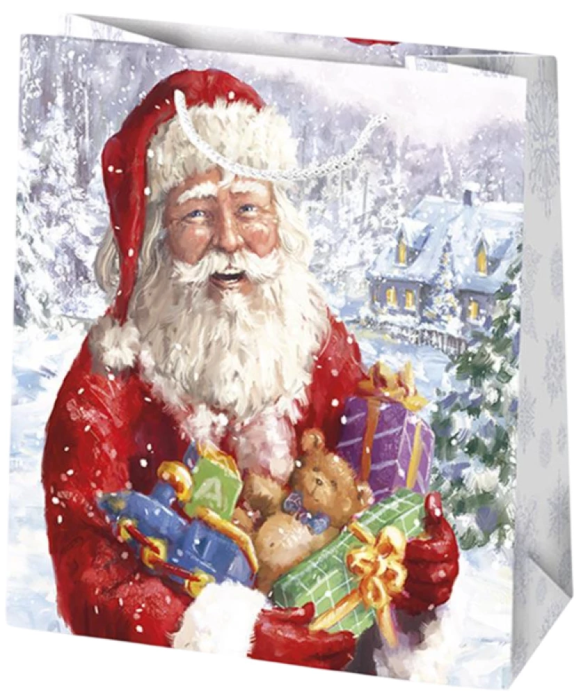 Geschenktüte 15,5x15,5x8 cm, im Sortiment