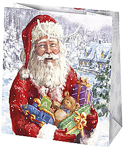 Geschenktüte 15,5x15,5x8 cm, im Sortiment