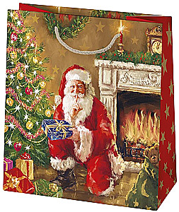 Geschenktüte 15,5x15,5x8 cm, im Sortiment