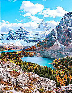 Paint by numbers 40x50 cm - Rocky Mountains
