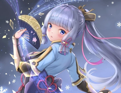 Numbriga maal 30x40 cm - Genshin Ayaka
