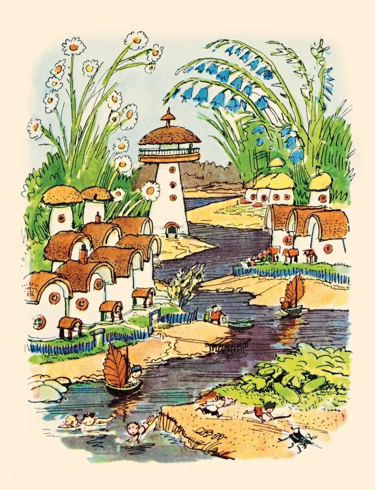 Die Abenteuer von Neznaika und seinen Freunden (mit Illustrationen von A. Laptev)
