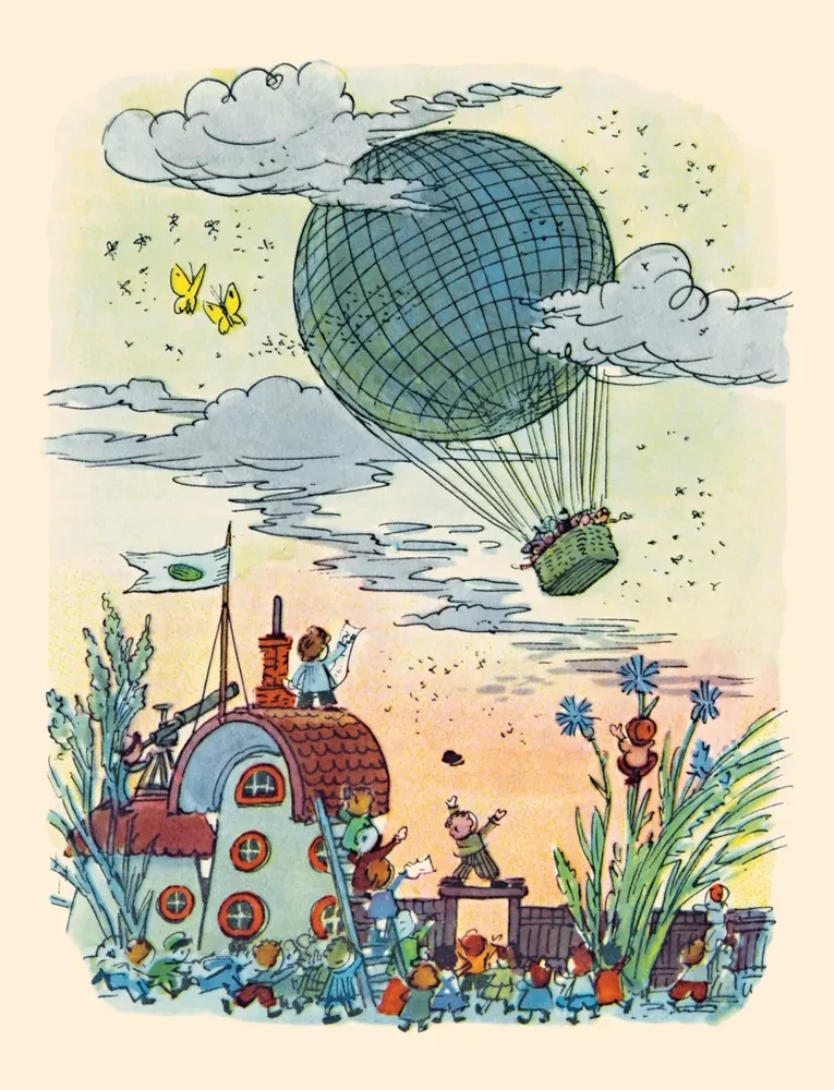 Die Abenteuer von Neznaika und seinen Freunden (mit Illustrationen von A. Laptev)