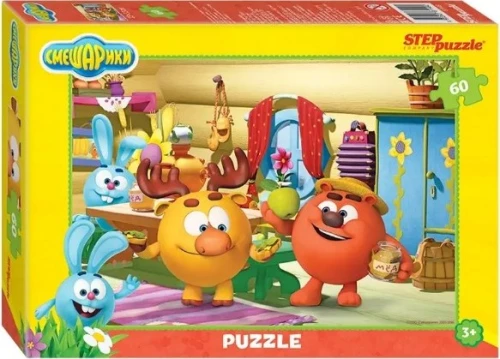 Puzzle - Smeshariki, 60 pieces