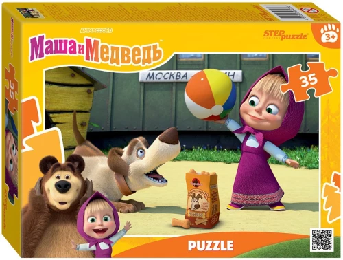 Puzzle - Masha and the Bear. Forest Stories, 35 pieces