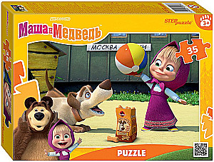 Puzzle - Masha and the Bear. Forest Stories, 35 pieces