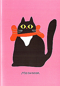 Notepad - Meowbook pink