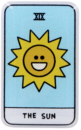 Sticker 3D - Tarot. Sonne