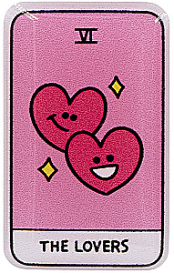3D kleebis - Tarot. Armastajad