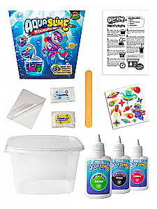 Medium Set for Making Figures from Colored Gel - Aqua Slime