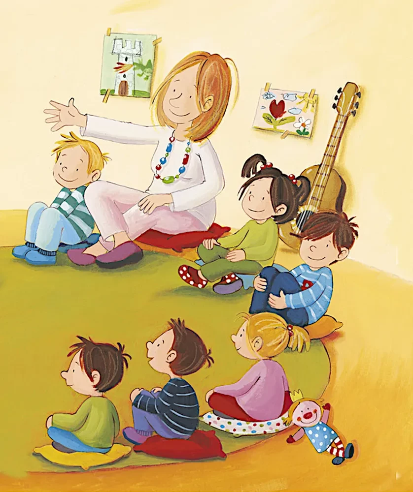 Ich wachse zusammen mit Max. Max geht in den Kindergarten