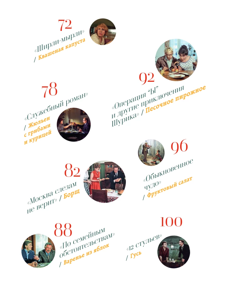 Kino, vīns un domino. Kulta receptes mīļākajiem padomju filmām