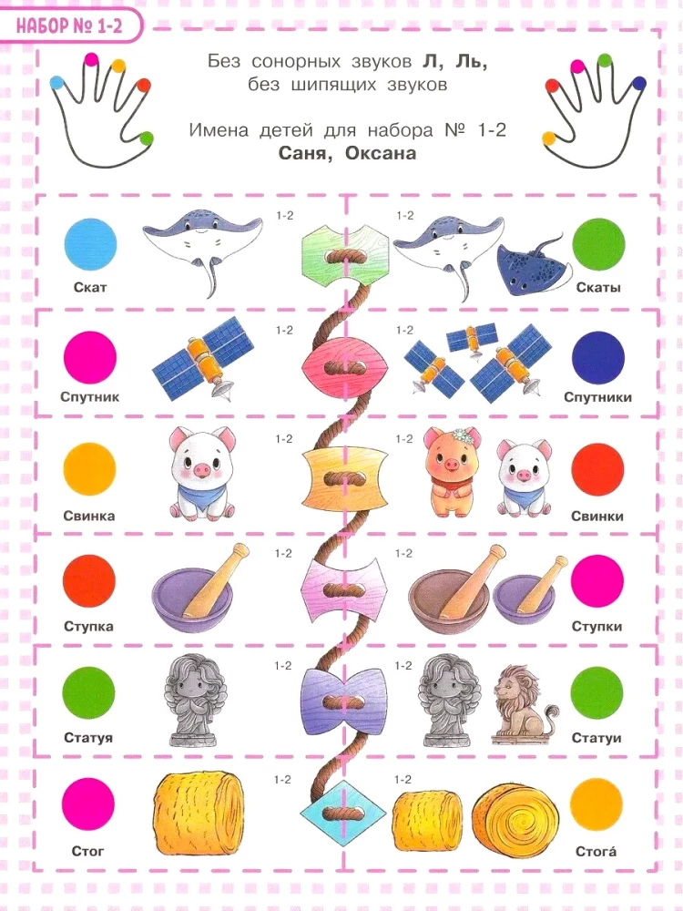 Logopedic Lacing: Whistling Sounds S, Sy, Z, Zy, Ts