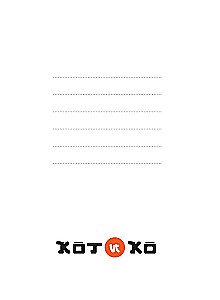 Notes KOTIKO (rudzi i czarni koci)