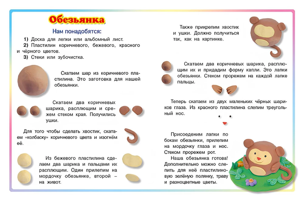 Katinas. Lipdami iš plastilino