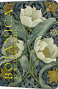 Botanica Notebook (white flowers on a blue background)