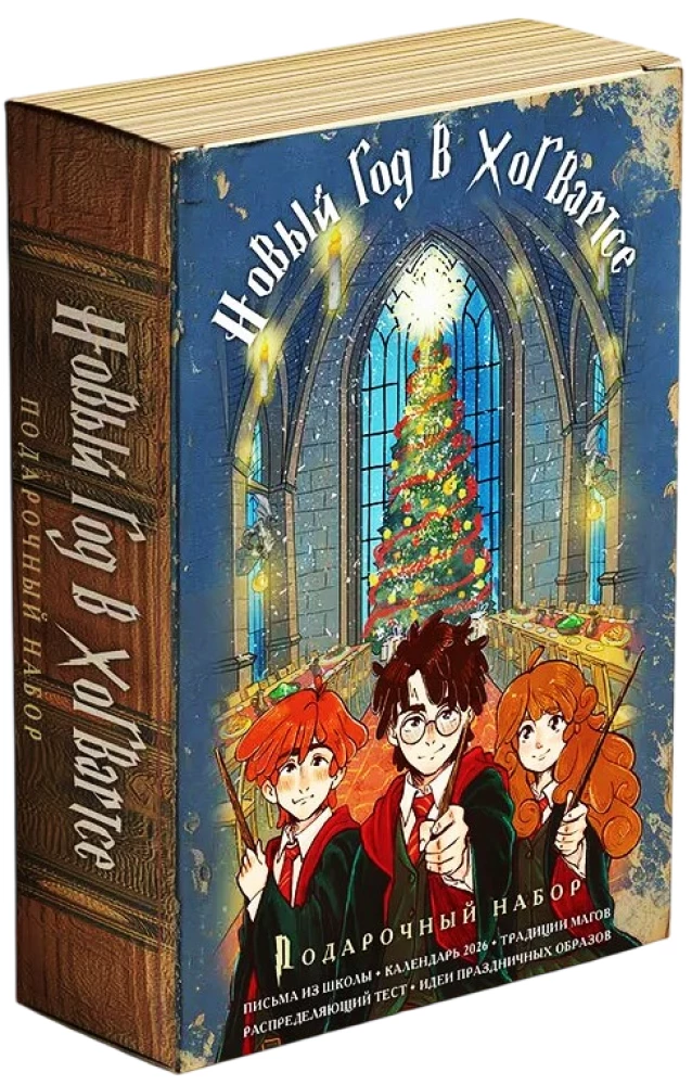 Harry Potter und das Neue Jahr in Hogwarts. Geschenkset (Buch + Kalender + Briefe aus der Schule)