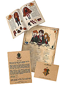 Harry Potter und das Neue Jahr in Hogwarts. Geschenkset (Buch + Kalender + Briefe aus der Schule)