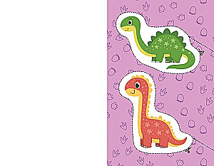 Moje pierwsze wycinanki. Dinozaury