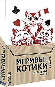 Karty do gry - Zabawne kotki (36 kart)