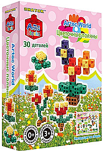 Konstruktor - Artec World. Kwiatowe łąki, 30 elementów