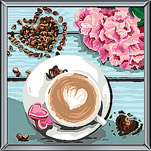 Painting by numbers 30x30cm - Coffee Love