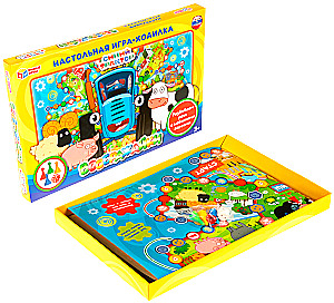 Brettspiel - Fantasiekreationen. Blauer Traktor