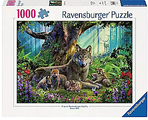 Пазл 1000 - Wolves in The Forest
