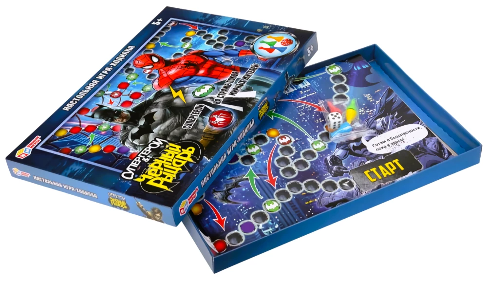 Brettspiel - Superhelden und der Schwarze Ritter