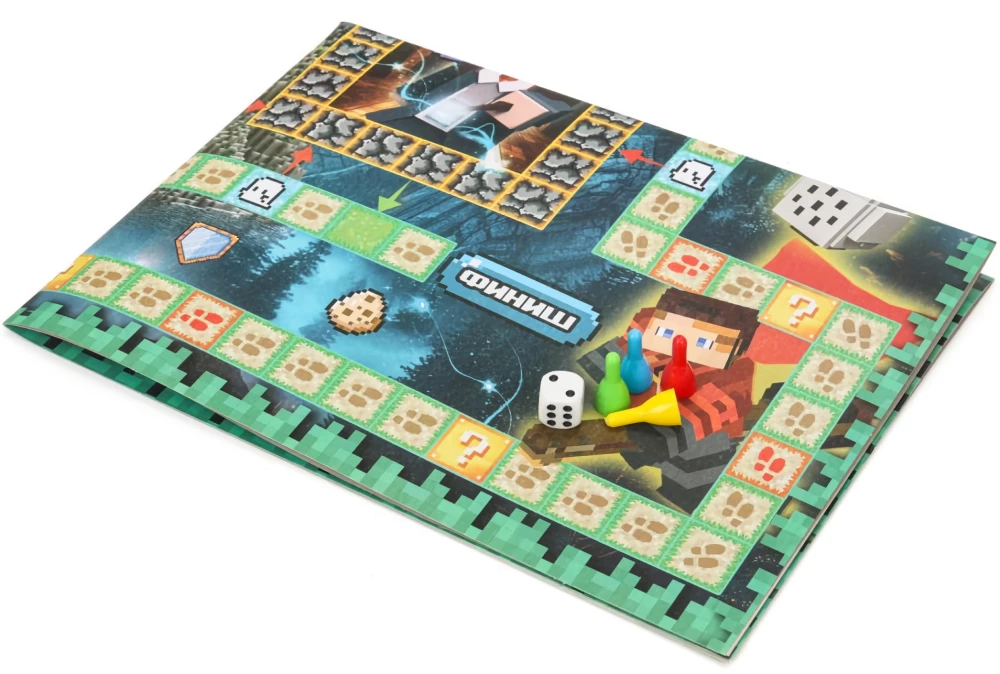 Stalo žaidimas - Kerėjimo mokykla. Pagal Minecraft motyvus