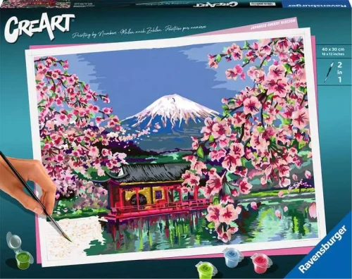 Картина по номерам 40х30 см - Japanese Cherry Blossom
