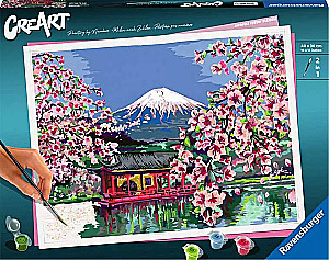 Painting by numbers 40x30 cm - Japanese Cherry Blossom