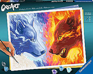 Painting by Numbers 40x30 cm - Fire & Ice