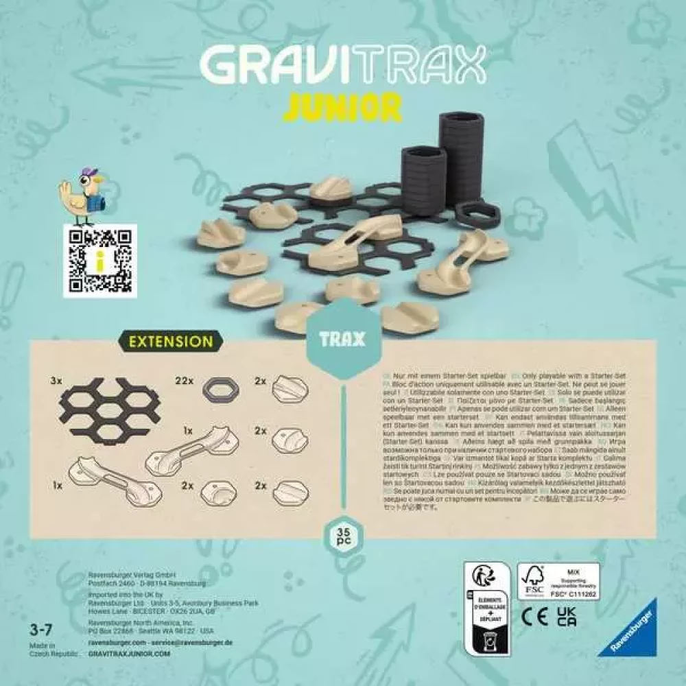 Papildymas prie konstruktoriaus - GraviTrax Junior Extension