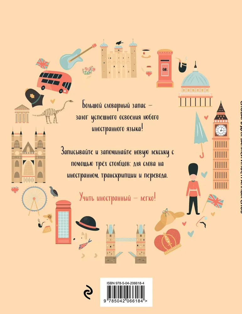 Wörterbuch zum Aufschreiben foreigner Wörter (Symbole Englands)