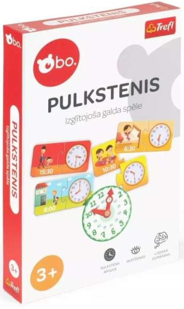 Educational Board Game - Clocks (in Latvian)