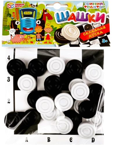 Lauamäng - Malelaud. Sinine traktor