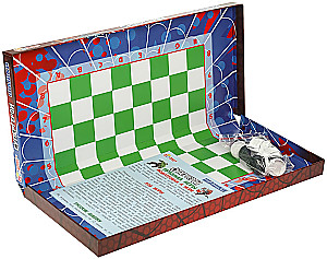 Brettspiel - Dame. Superhelden