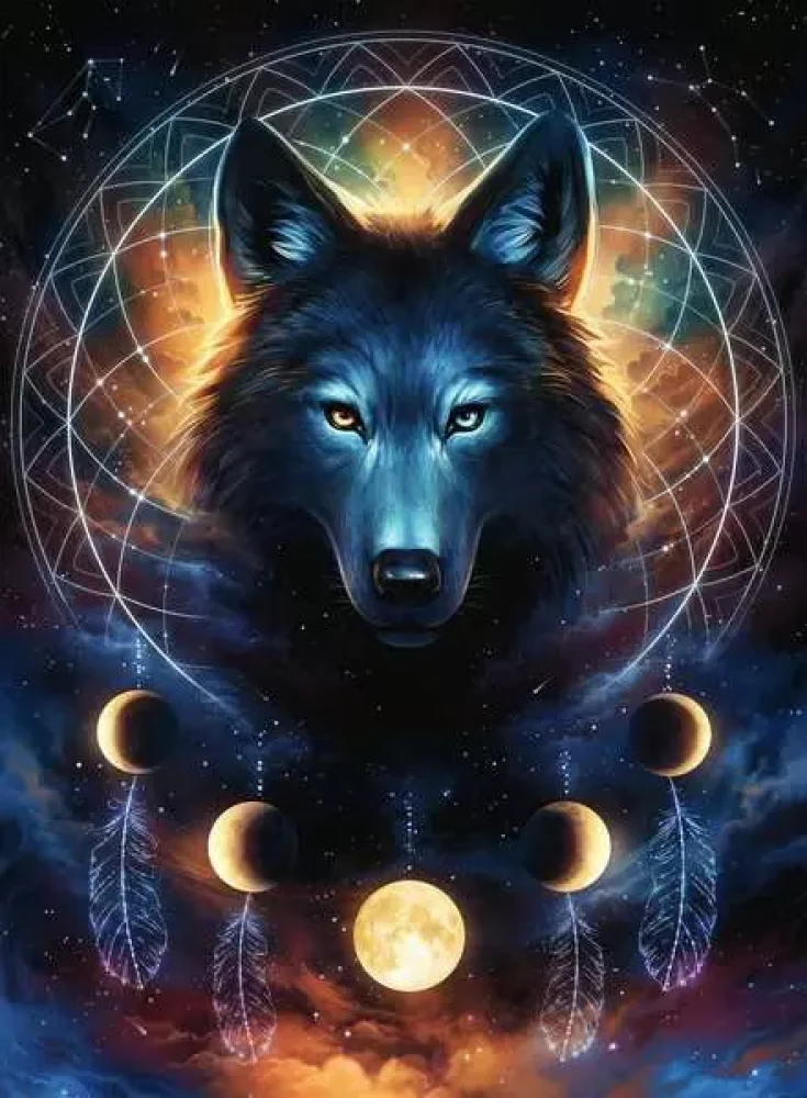 Puzzle 500 - St Lunar Wolf