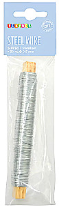 Metallene Draht, 50m, silberfarben